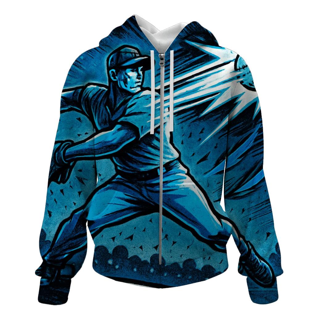 Thunderline Pitcher In Blue Jays Velocity heavyweight hoodies