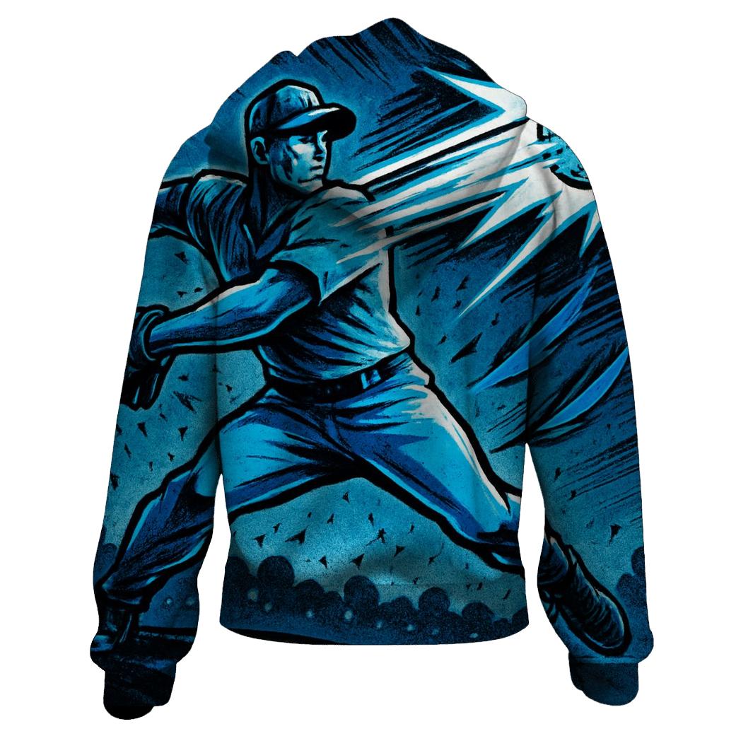 Thunderline Pitcher In Blue Jays Velocity heavyweight hoodies