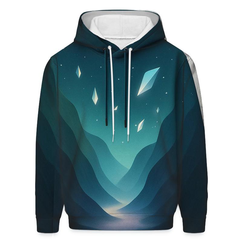 Stellar Mist Valley Gradient graphic hoodies