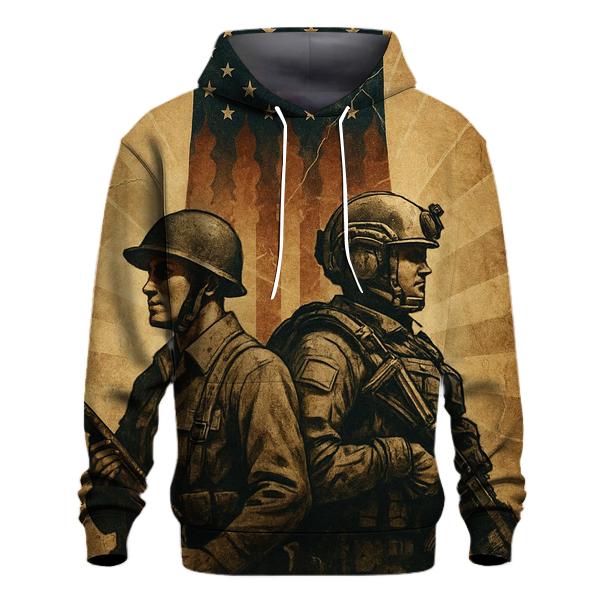 Brothers In The Shadow Of The Banner graphic hoodies