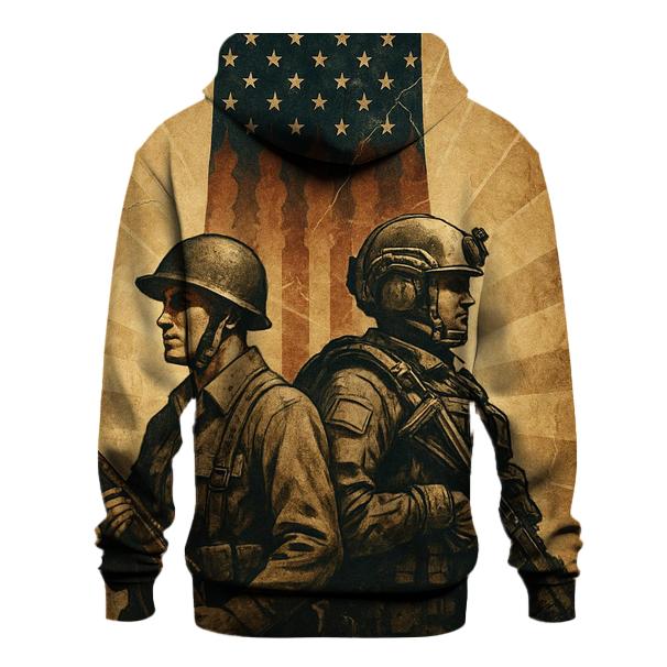 Brothers In The Shadow Of The Banner graphic hoodies