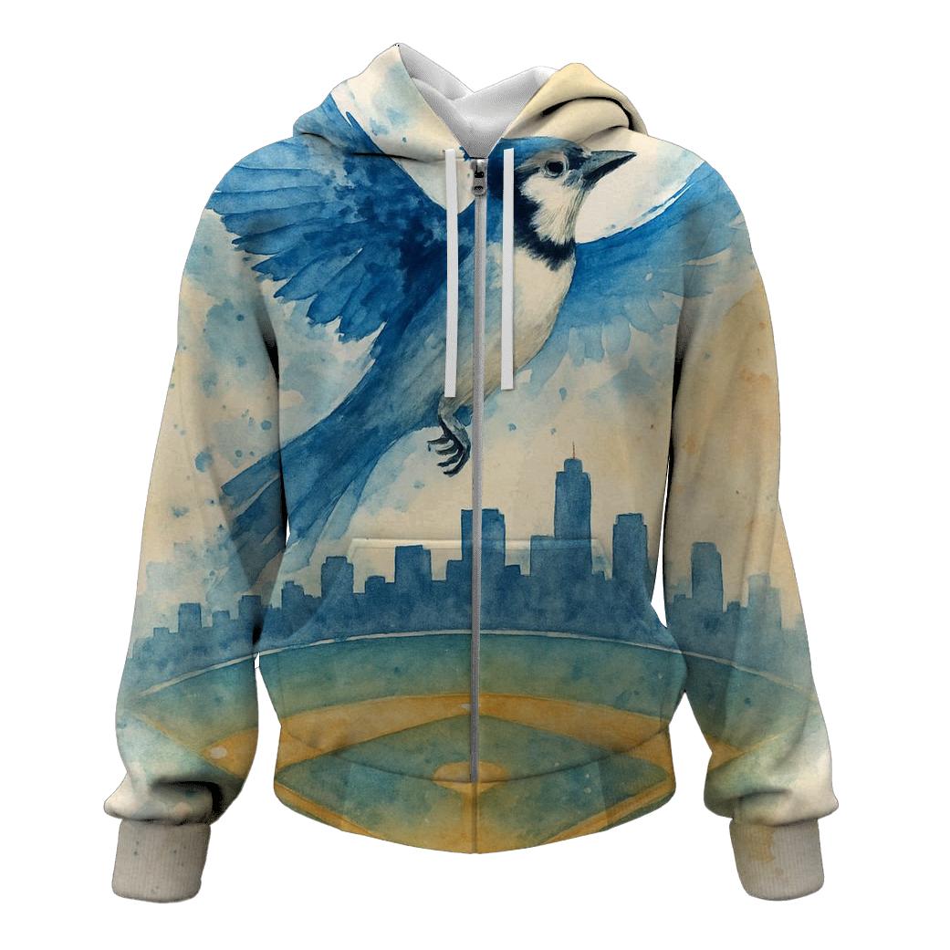 Diamond Horizon Blue Jays Skyline Ascend designer hoodies