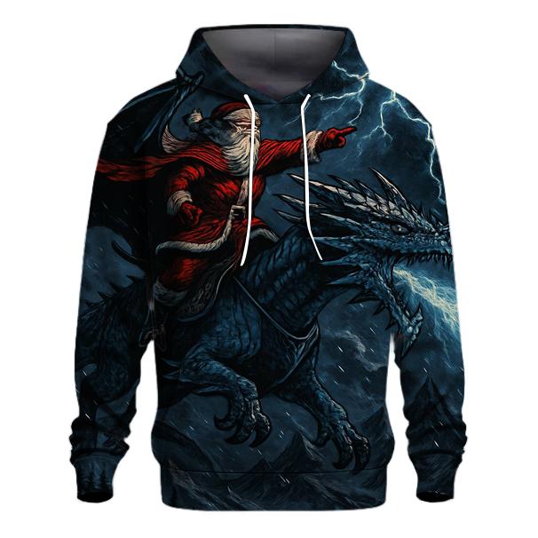 Fire And Frost Santa Dragon Sleigh hoodie trends