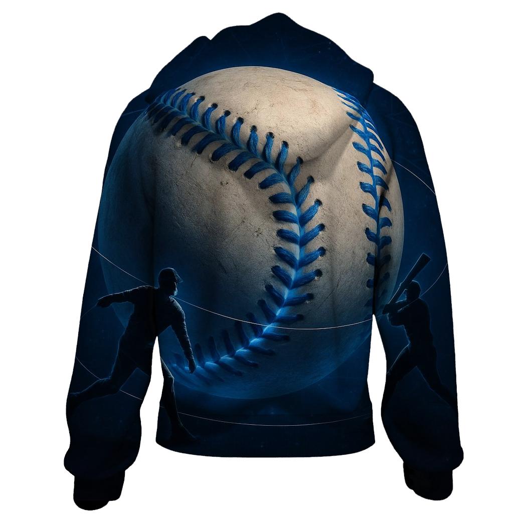 Orbiting Blue Knuckle Curve designer hoodies