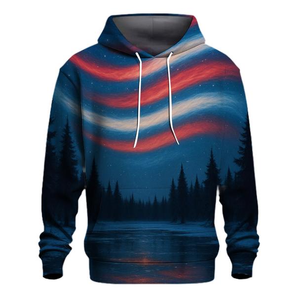 Northern Lights Patriot Sky hoodies fashion