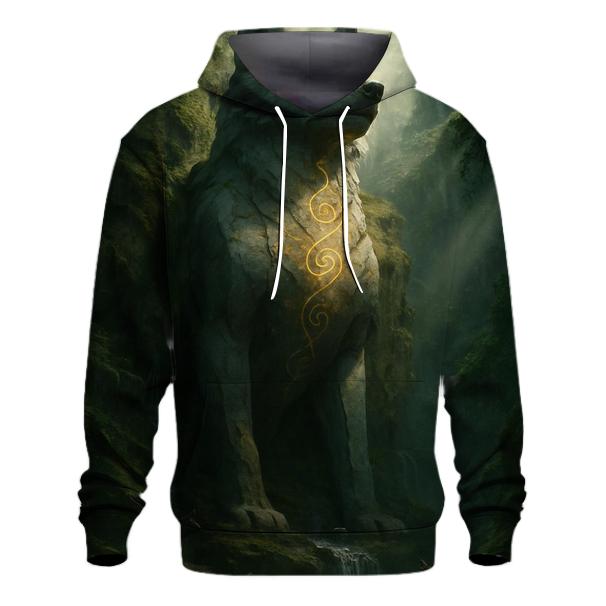 Ancient Stone Guardian Wolf hoodie styles