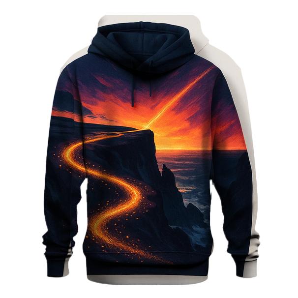 Ember Trail Over The Cliffs lightweight hoodies