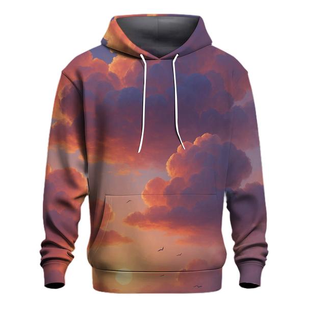 Cloud Islands In Rose Dusk pullover hoodies