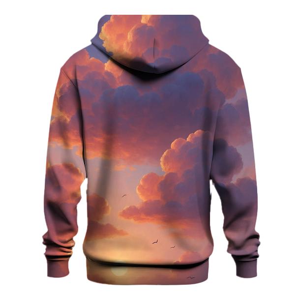 Cloud Islands In Rose Dusk pullover hoodies