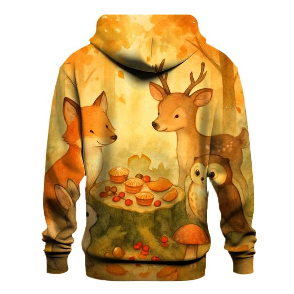 Woodland Friends Secret Feast heavyweight hoodies