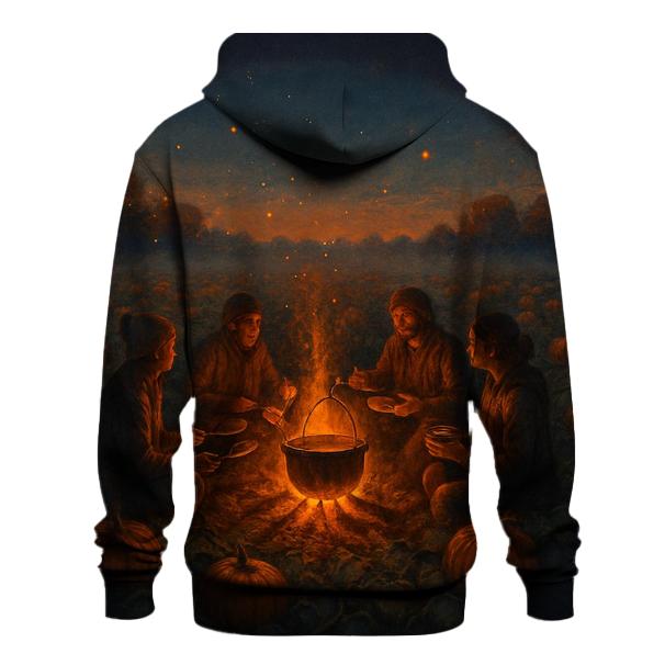 Grateful Pumpkin Patch Campfire printed hoodies