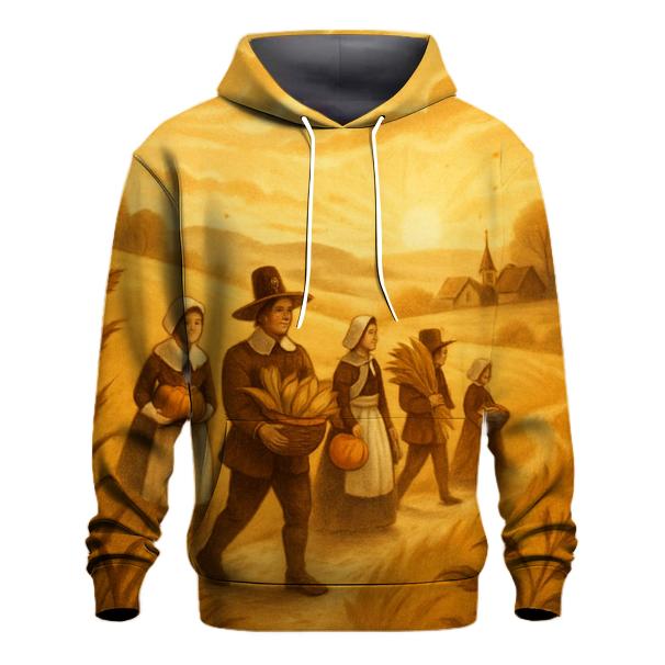 Pilgrims Path Through Amber Fields graphic hoodies