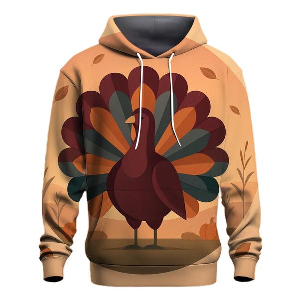 Turkey Meadow Sunset Circle pullover hoodies