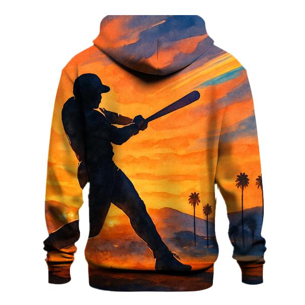 Sunset Rail Shot Over Chavez Hills lightweight hoodies