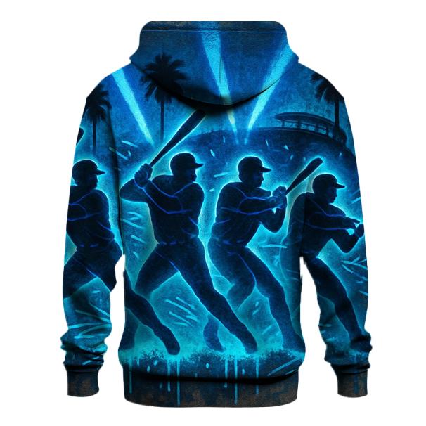 Palm Lineup Night Rhythm graphic hoodies
