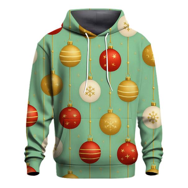 Bauble Stripe Symphony On Soft Mint custom hoodies