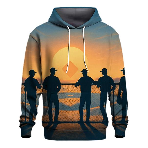 Solar Fade Blue Jays Bullpen Silhouettes zip-up hoodies