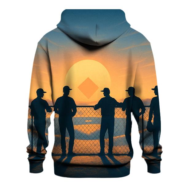 Solar Fade Blue Jays Bullpen Silhouettes zip-up hoodies