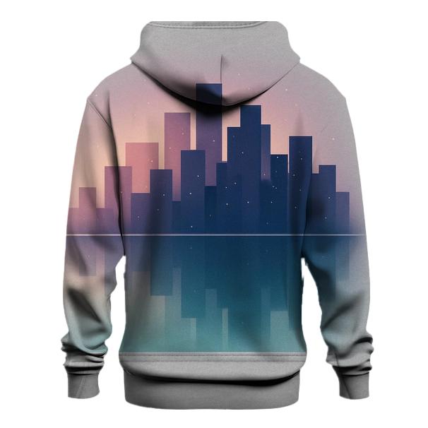 Dream Harbor Gradient Skyline hoodies fashion