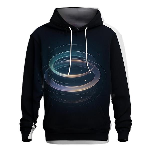 Ethereal Orbiting Rings lightweight hoodies