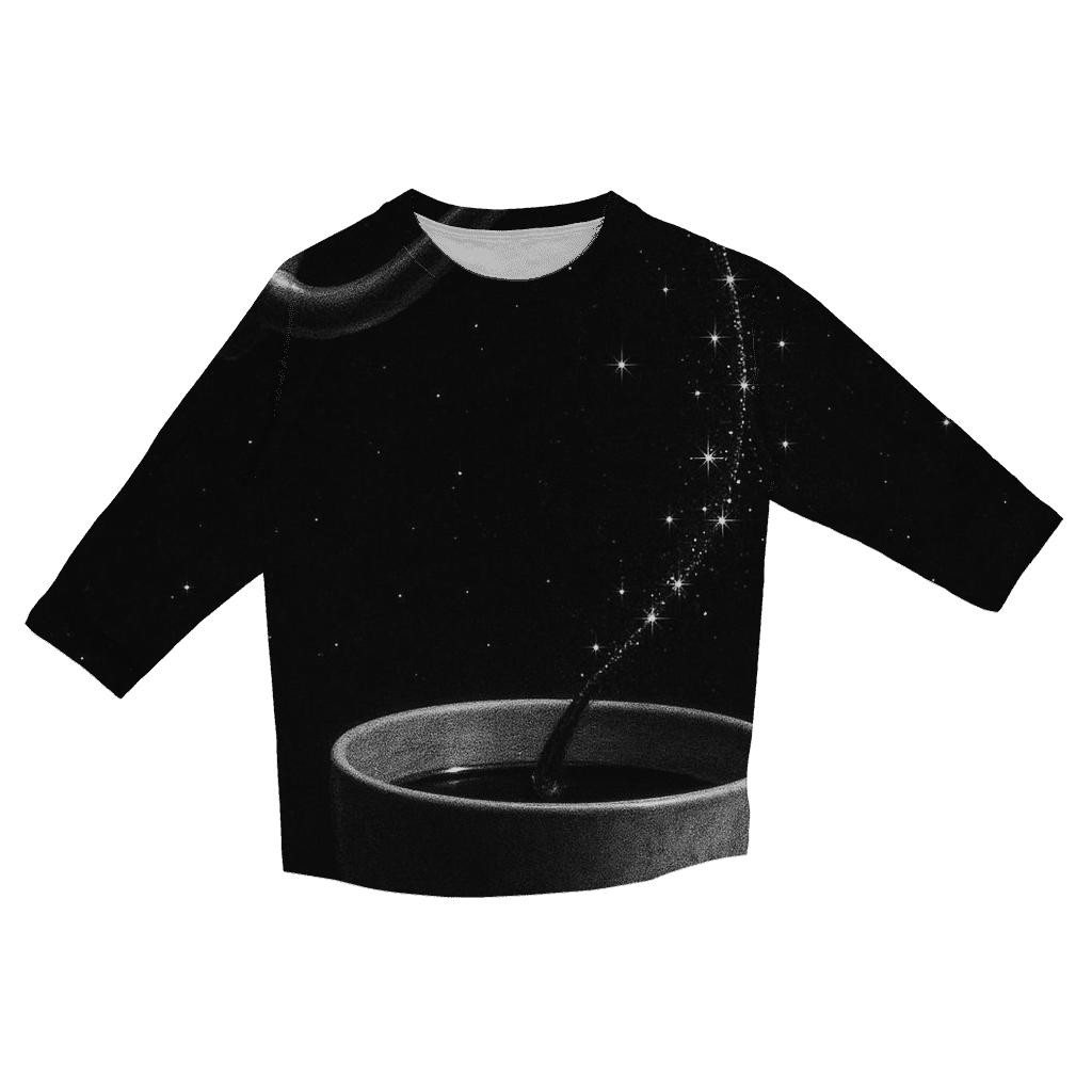 Midnight Pour Constellation stylish quarter sleeve tops