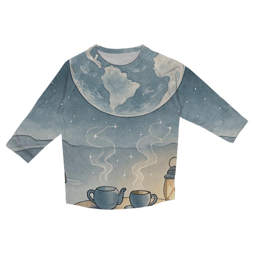 Lunar Tea Garden custom 3/4 sleeve shirts