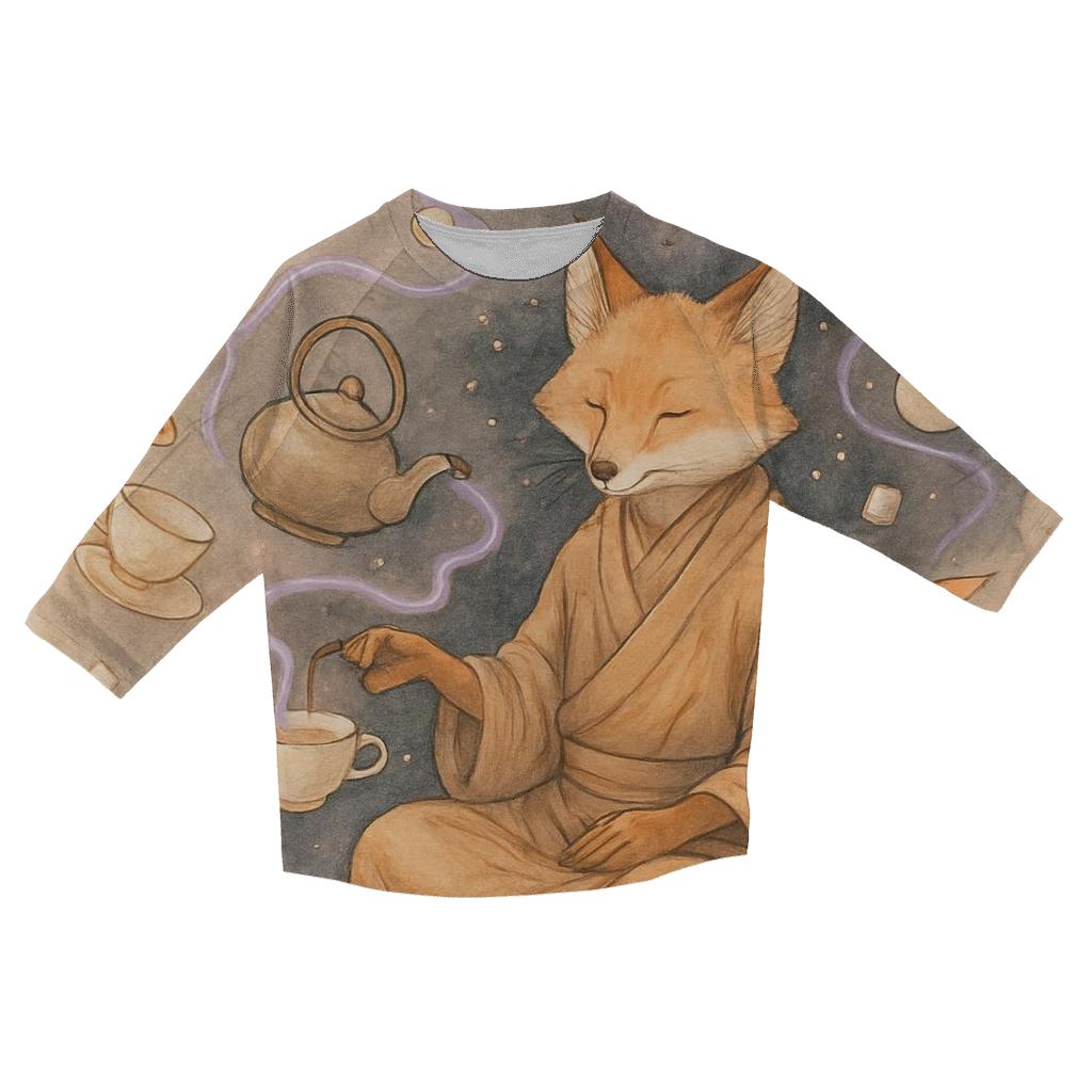 Chaotic Tea Ceremony trendy 3/4 sleeve tops