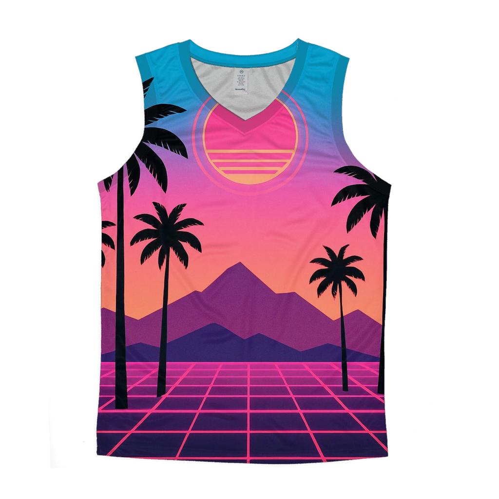Laser Palm Mirage designer workout tanks
