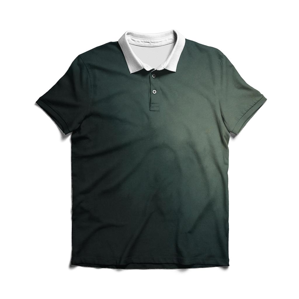 Midnight Forest Fade classic pique polos