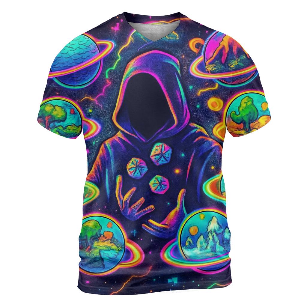 Cascade Of Coincidental Worlds trendy printed shirt styles