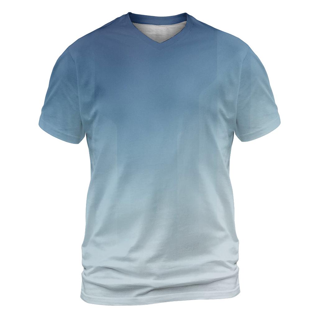 Glacial Echo Veil vibrant all-over design tees