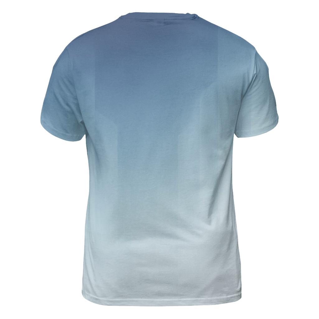 Glacial Echo Veil vibrant all-over design tees