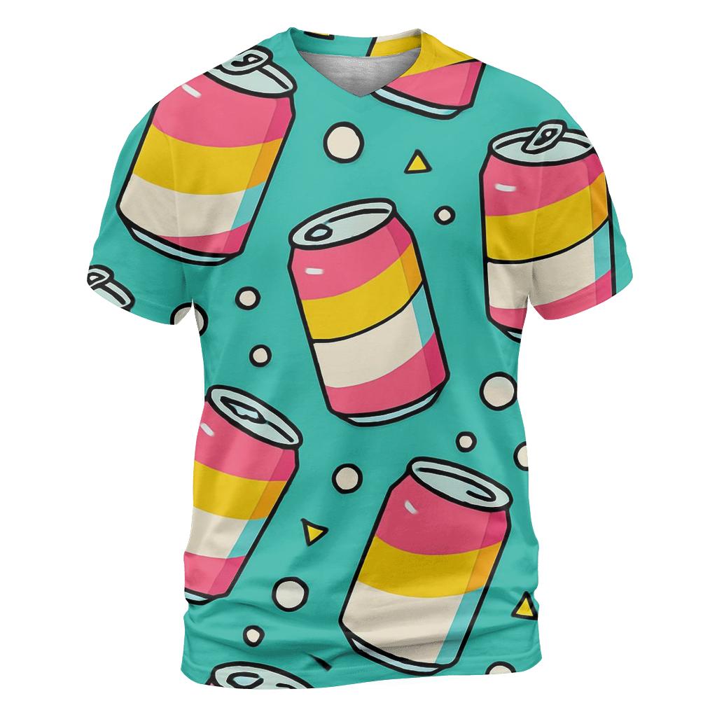 Retro Soda Pop Bubbles statement graphic shirts