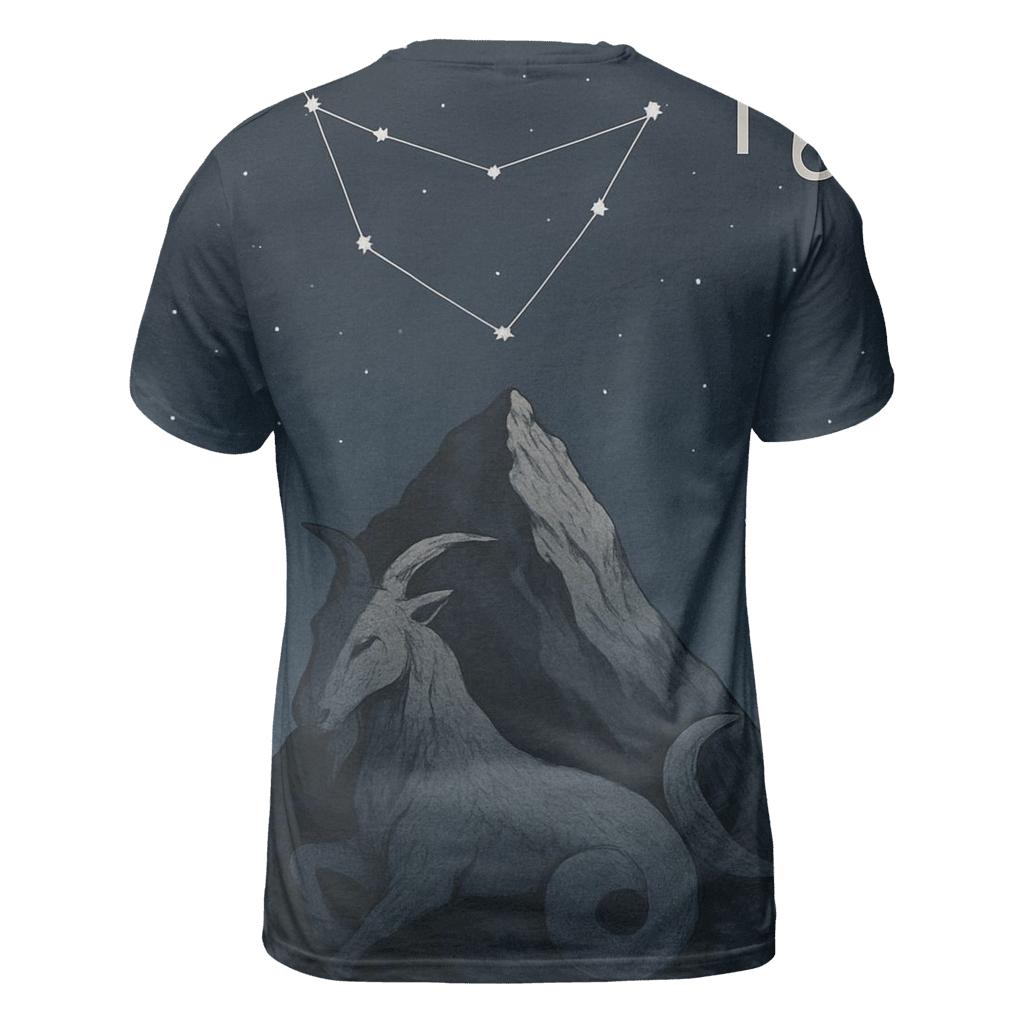 Capricorn Mountain Gate Of Stars statement graphic shirts
