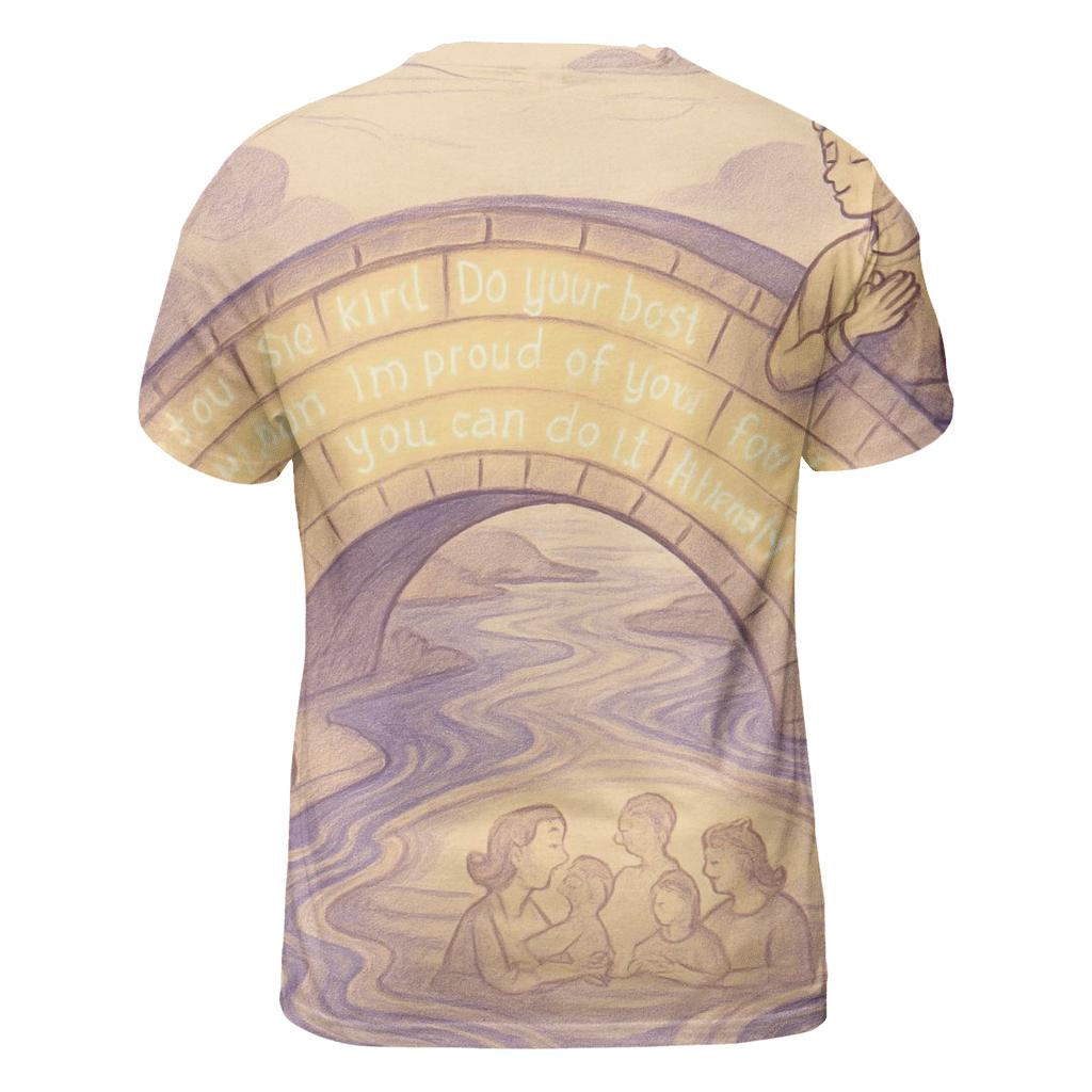 The Bridge Of Her Stories Across Your Years creative print fashion shirts
