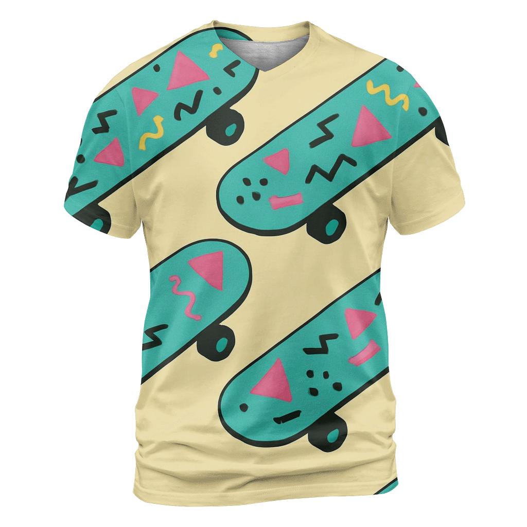 Memphis Skateboard Parade unique graphic print tees