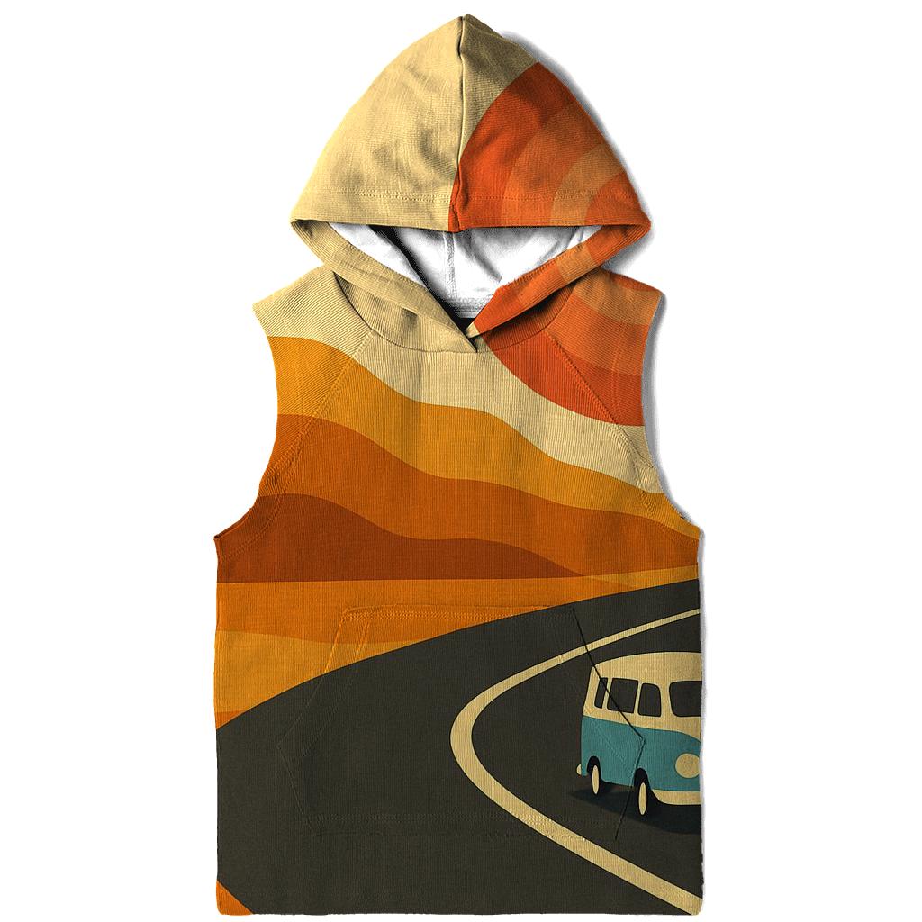 Groovy Desert Roadtrip pullover hoodies