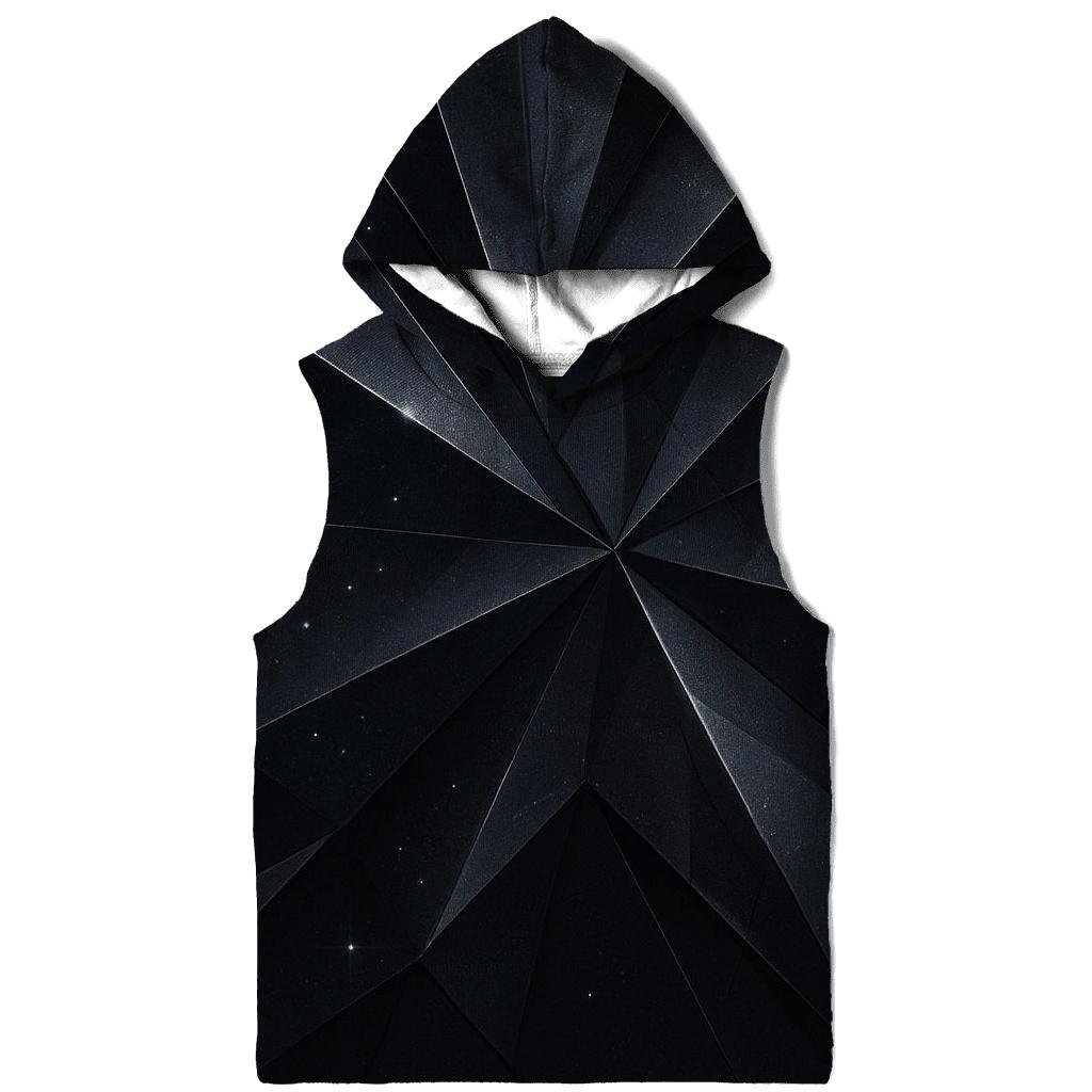 Charcoal Starlight Facets hoodie styles
