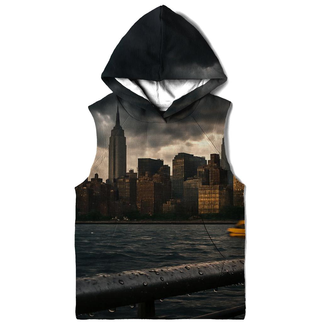 Summer Storm Rolling Over Midtown printed hoodies