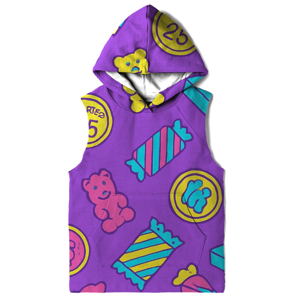 Arcade Candy Pattern pullover hoodies