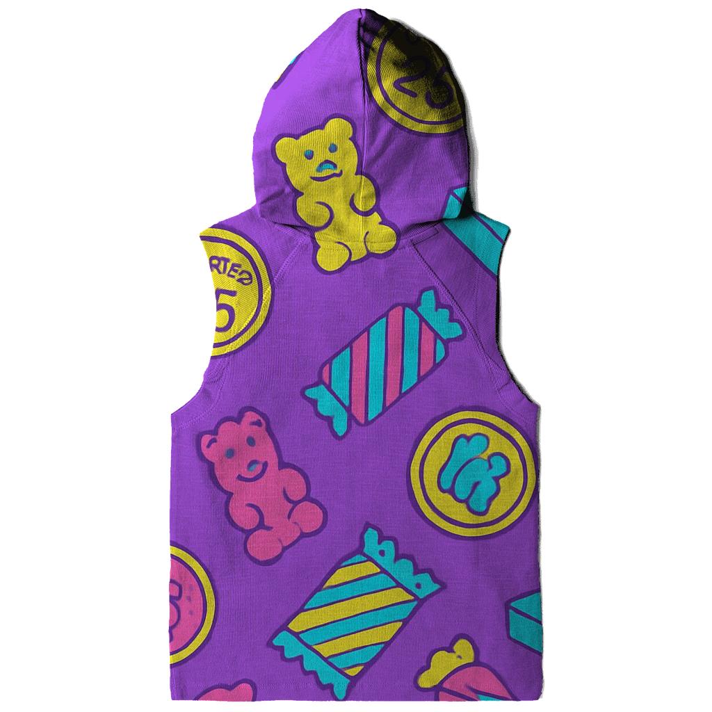 Arcade Candy Pattern pullover hoodies