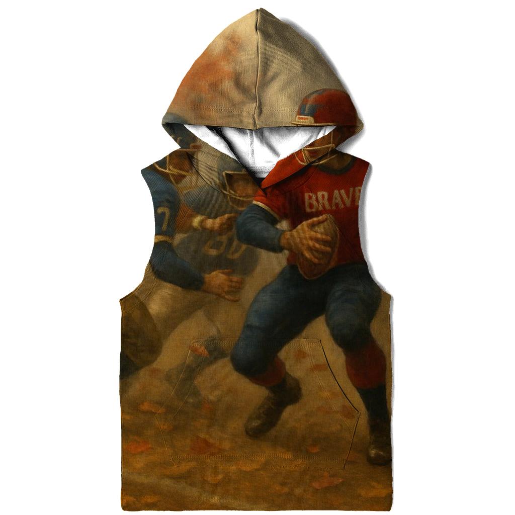 Braves Aerial Option Versus Cubs Bear Trap embroidered hoodies