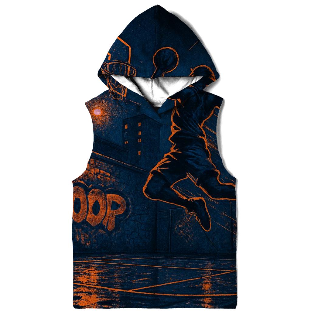Midnight Street Basketball Rush printed hoodies
