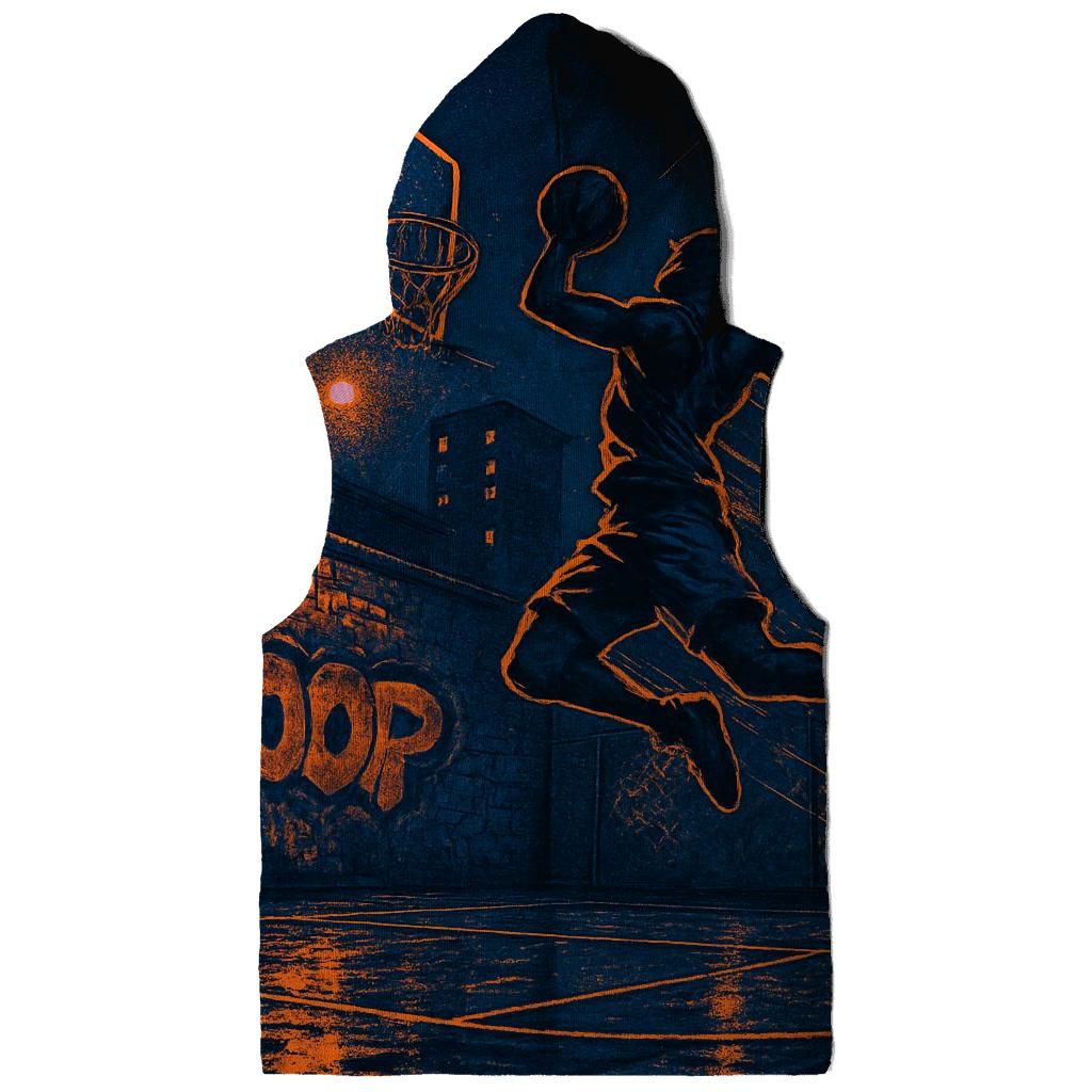 Midnight Street Basketball Rush printed hoodies