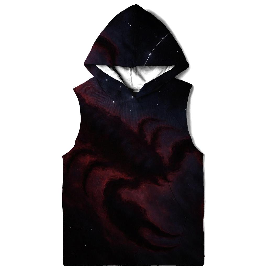 Scorpio Nebula Serpent Tail graphic hoodies