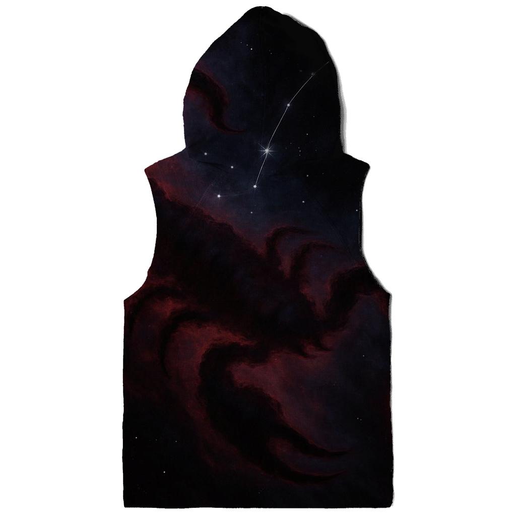Scorpio Nebula Serpent Tail graphic hoodies
