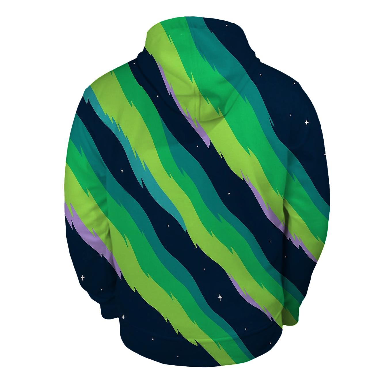 Aurora Ribbon Canopy embroidered hoodies