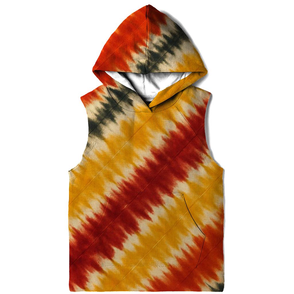 Diagonal Ember Ripple Stripe custom hoodies
