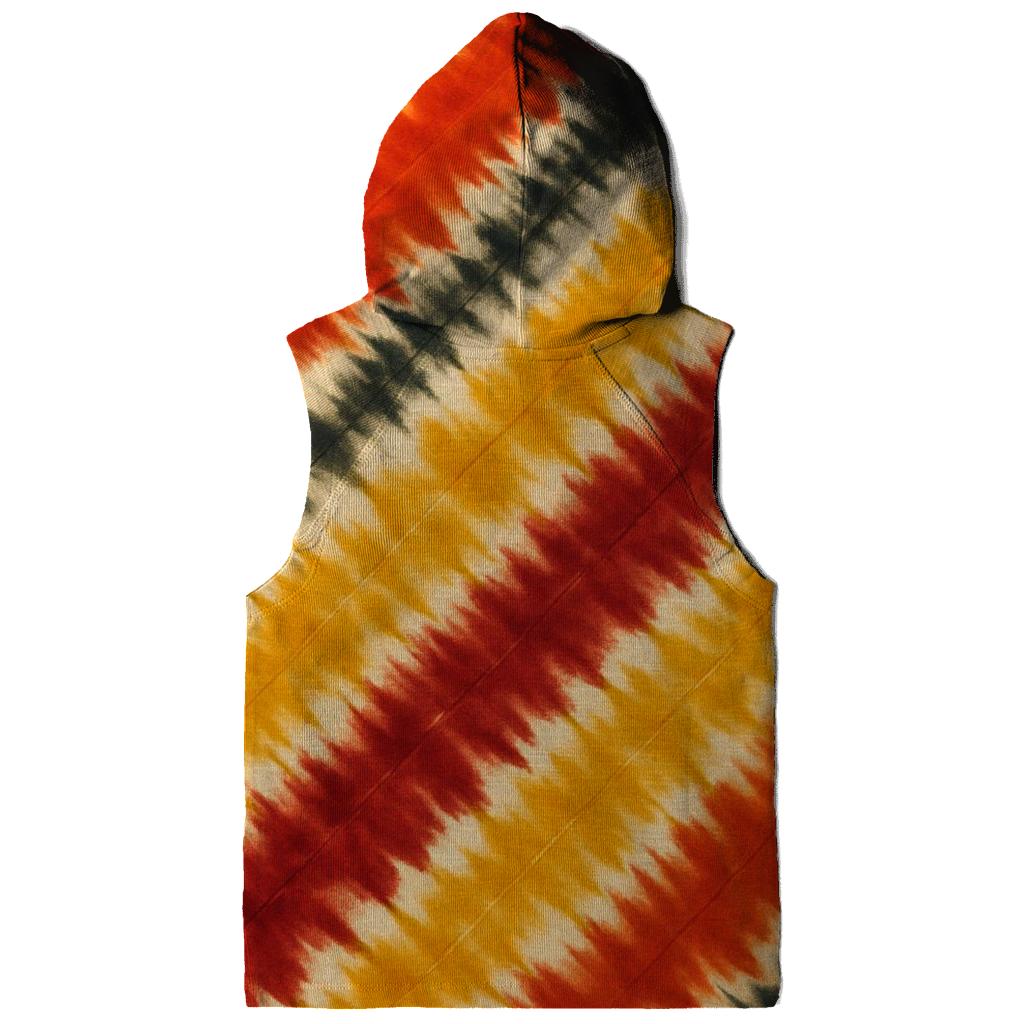 Diagonal Ember Ripple Stripe custom hoodies