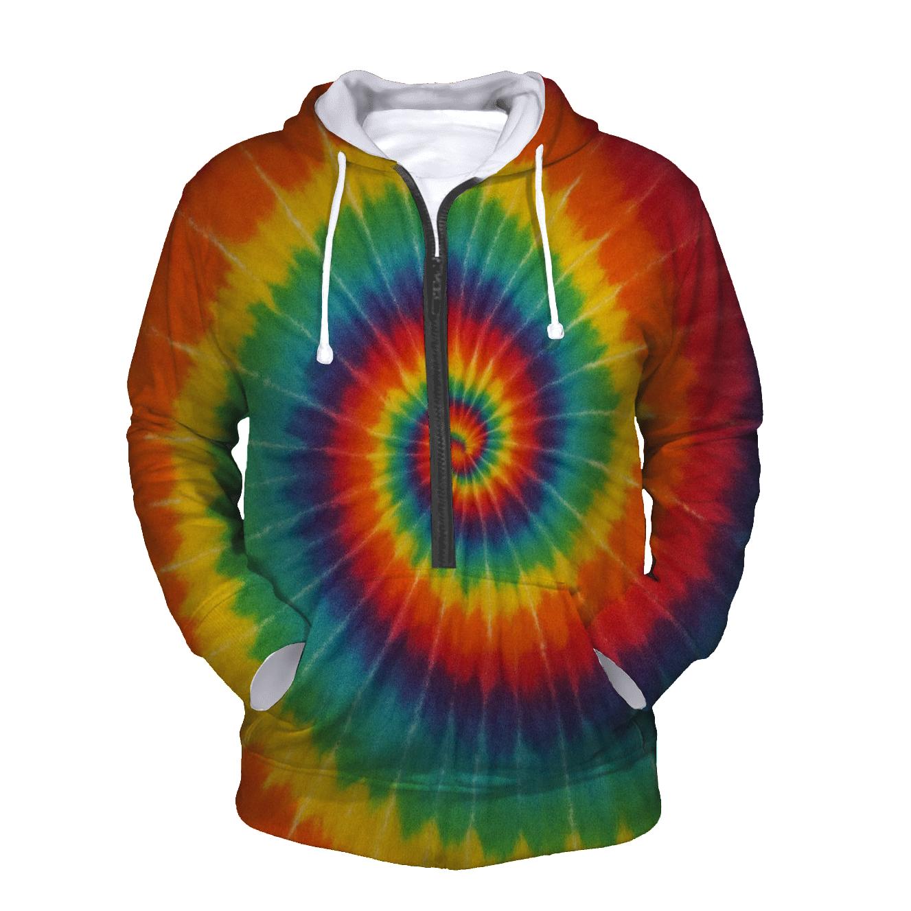 Solar Flare Spiral Radiance graphic hoodies